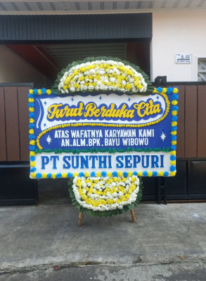 Papan Bunga Duka di Lekobalo